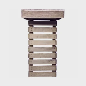 Raw Wooden Cocktail Table